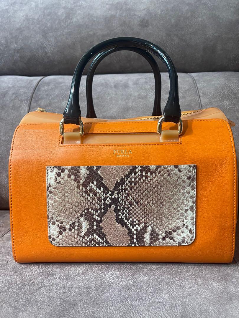 Furla candy bag orange best sale