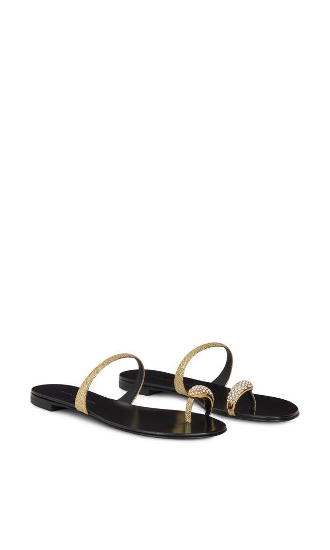 Giuseppe Zanotti toe ring sandal Women s Fashion Footwear Flats