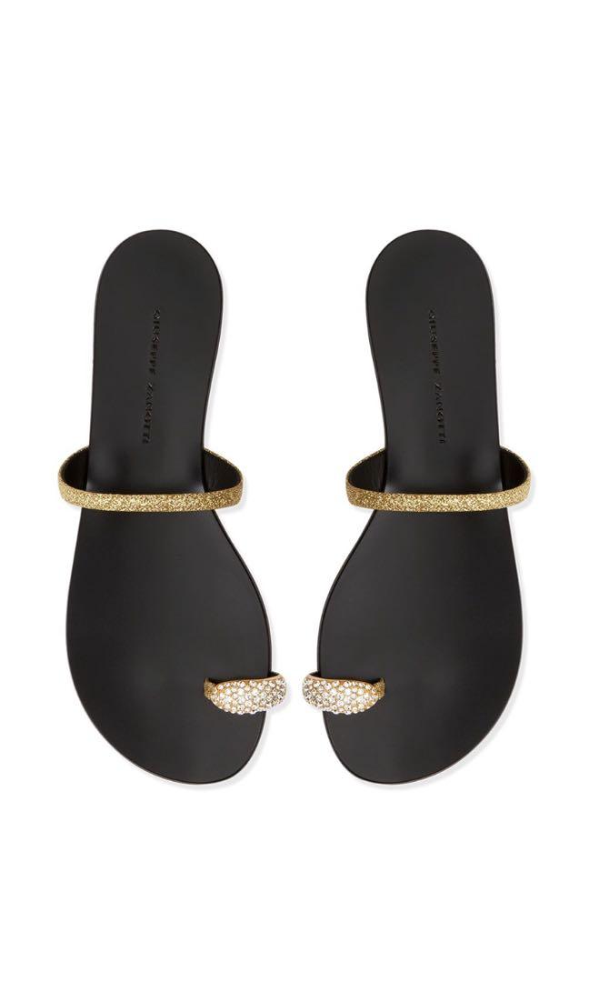 Giuseppe Zanotti toe ring sandal Women s Fashion Footwear Flats