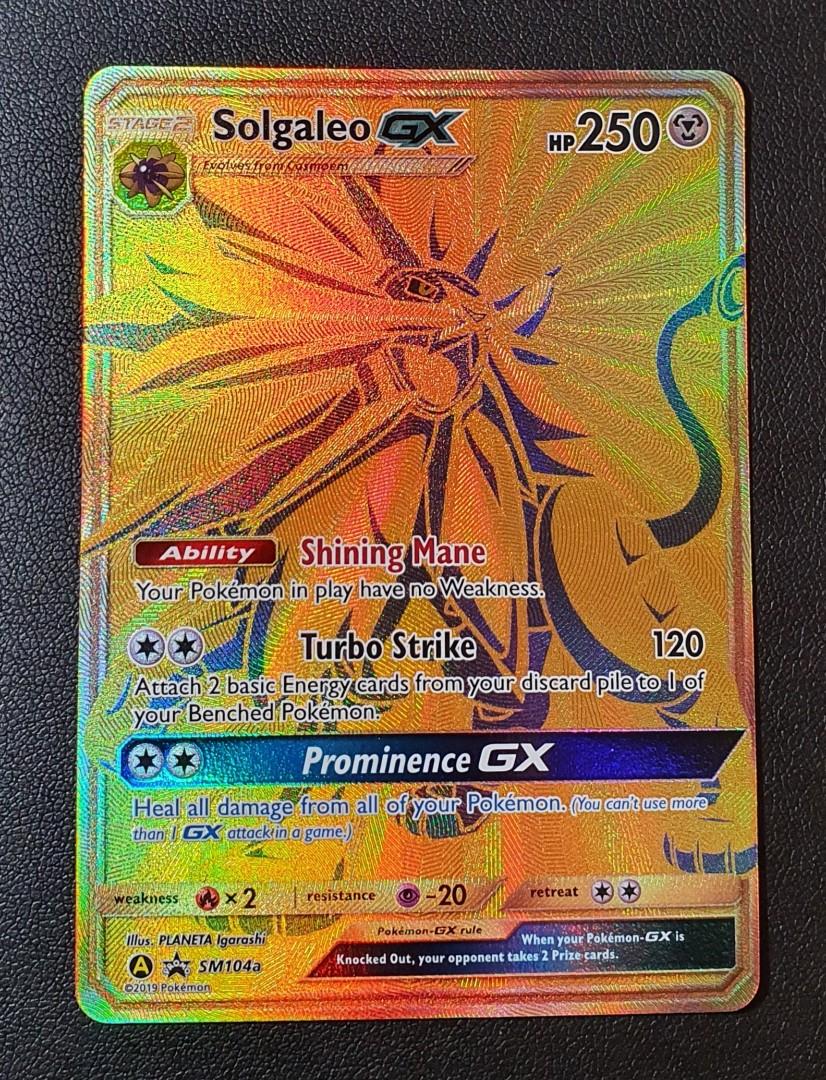 Lunala GX/Gold Card/Hidden Fates/Pokemon Cards, Hobbies & Toys, Toys &  Games on Carousell