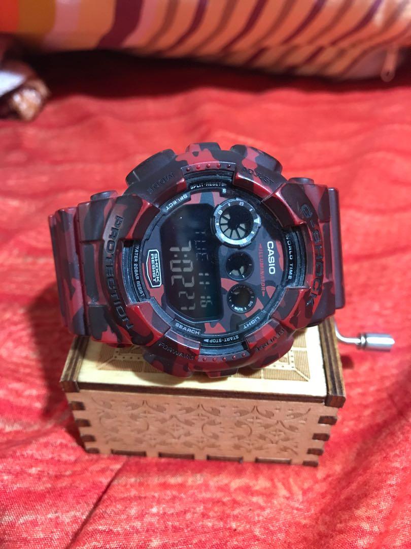 G shock 2024 red camo price