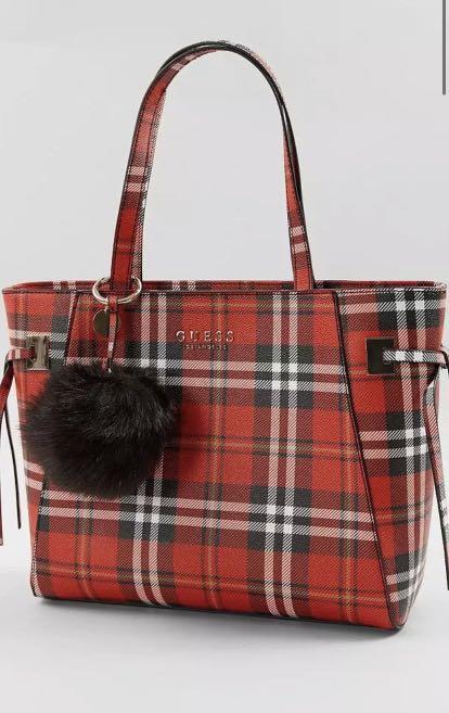 Guess deals checkered bag