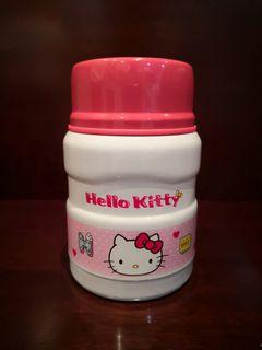 Hello Kitty stainless food jar w/ foldable stainless spoon