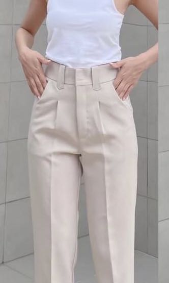 High waist office pants, high quality from Thailand. Large size
