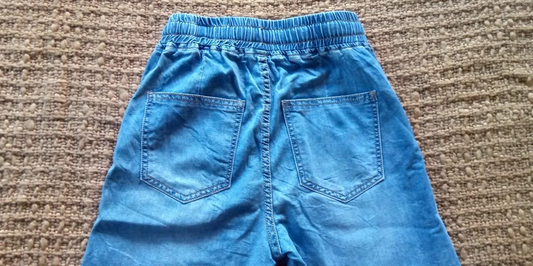 Washed Denim Wrap Pants – FRIED RICE SHOP