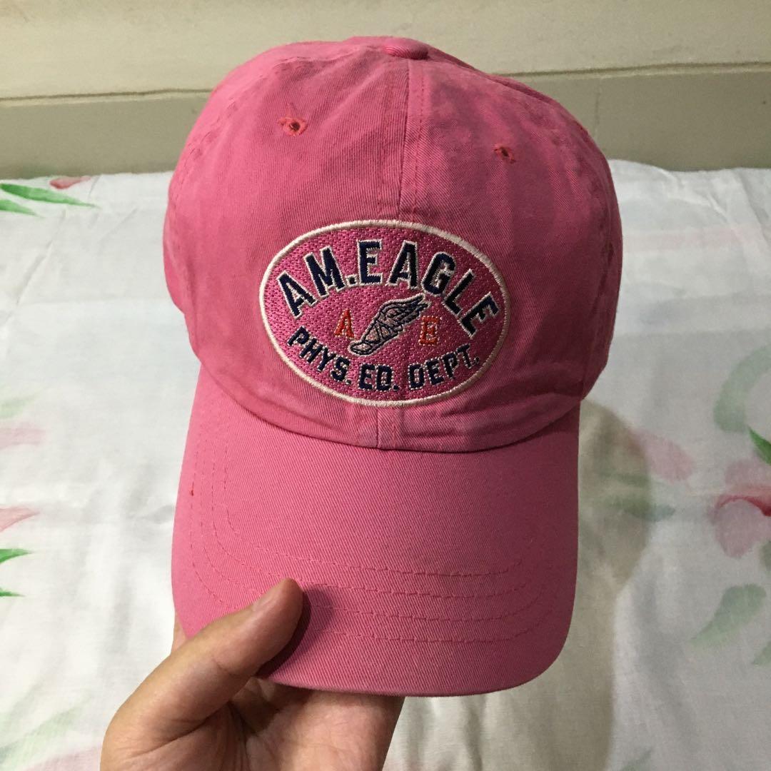 Hot pink baseball cap, Fesyen Wanita 