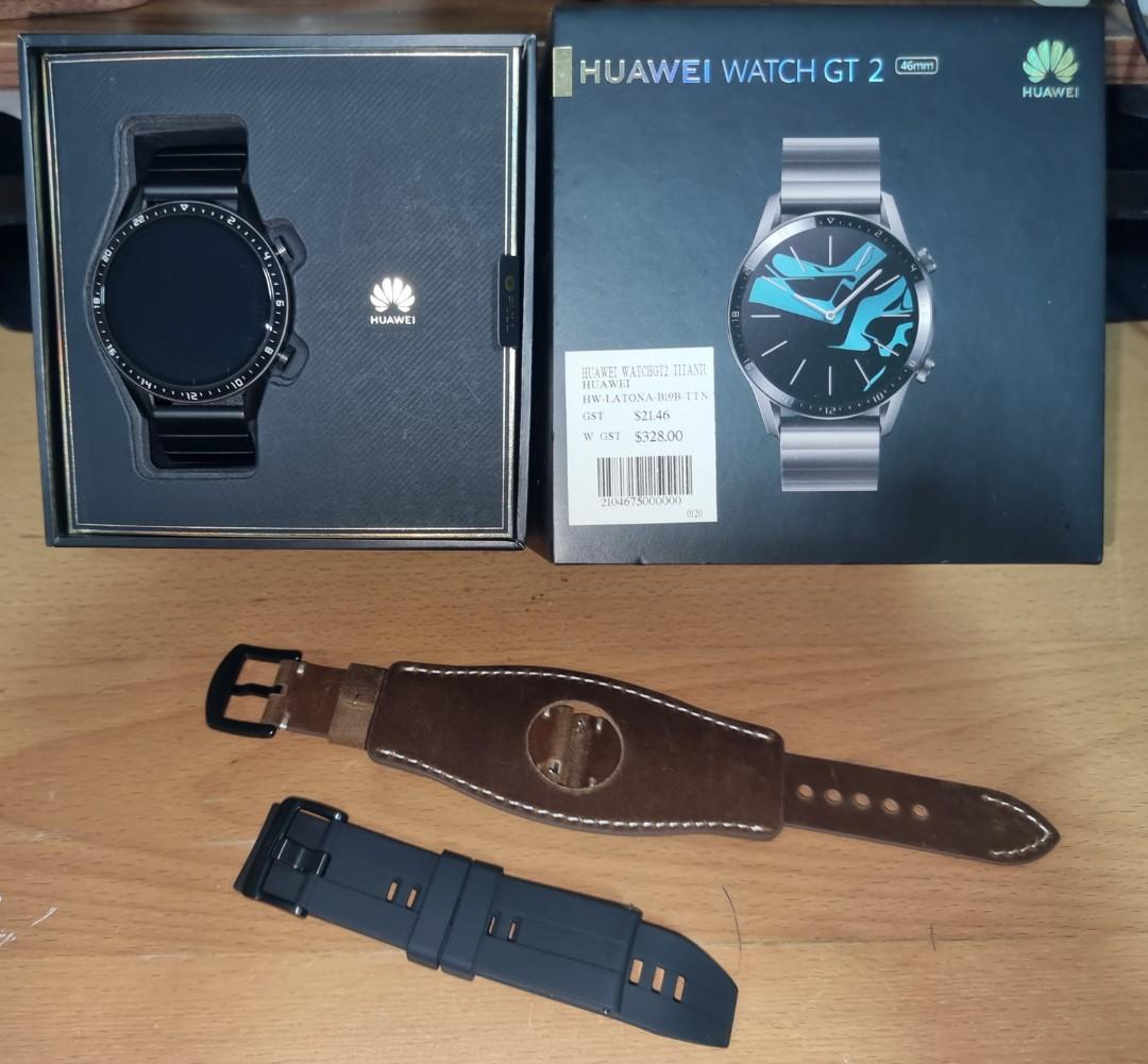 Huawei Watch GT2 46mm Titanium Mobile Phones Gadgets Wearables