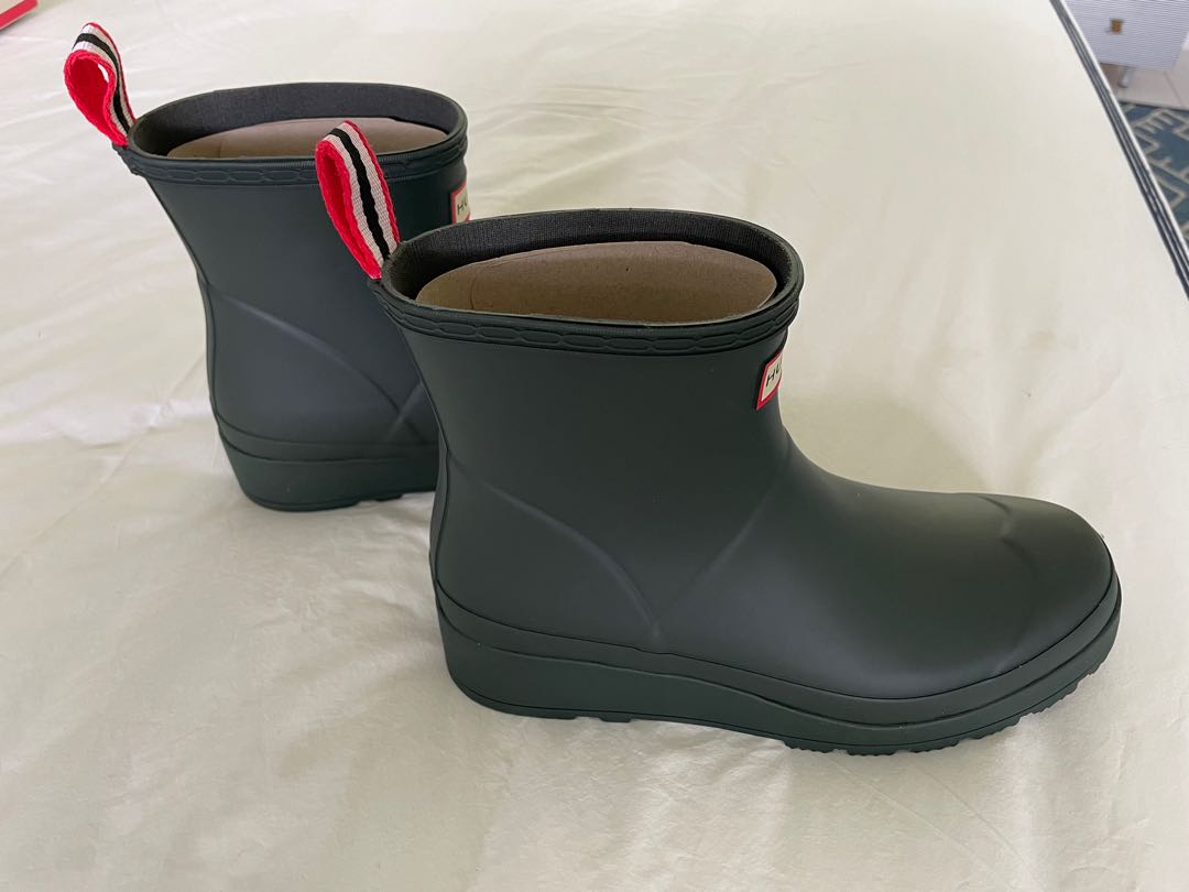 Hunter Women s Short Play Wedge Boots Women s Fashion Footwear