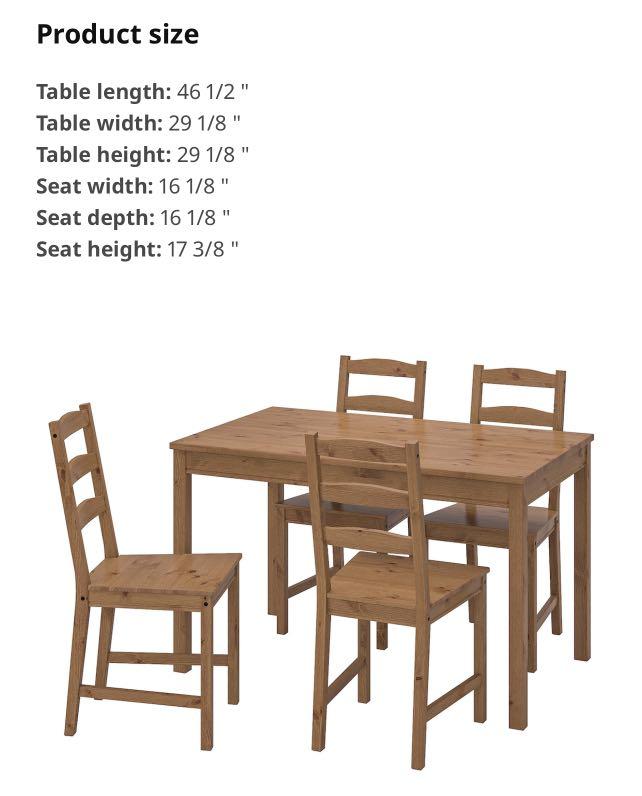 Ikea Jokkmokk Table, Furniture & Home Living, Furniture, Tables & Sets