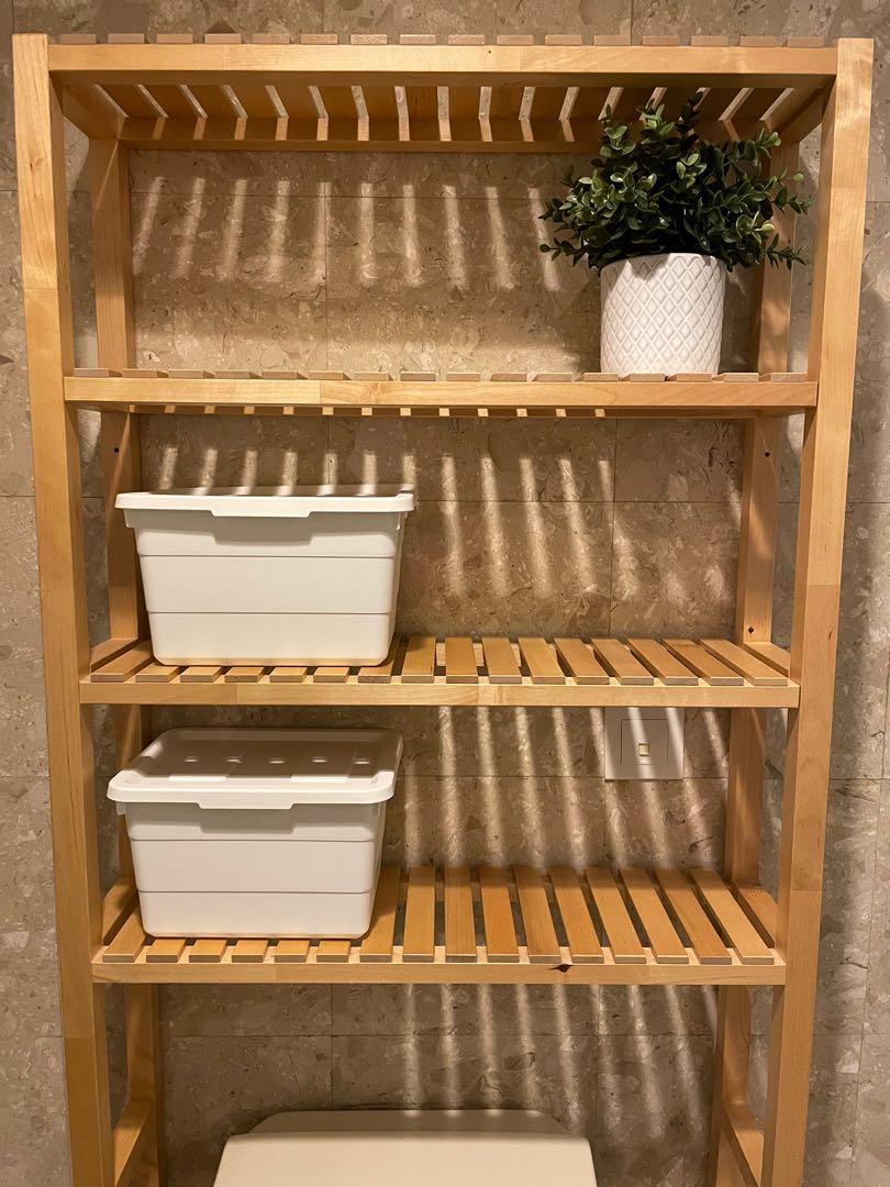 IKEA Molger over toilet shelf, Furniture & Home Living, Furniture, Shelves, & Racks on