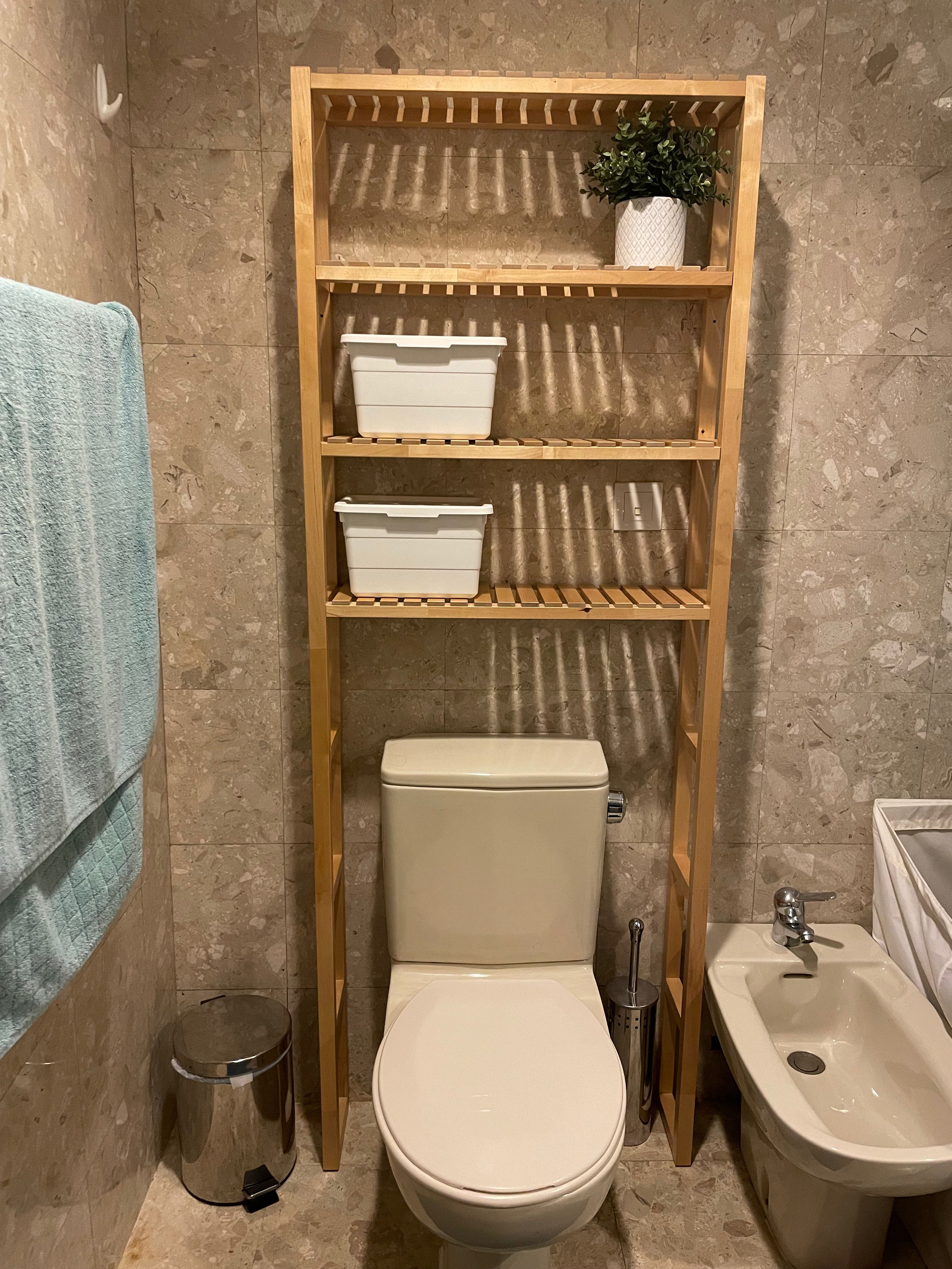 Ikea over shop toilet stand