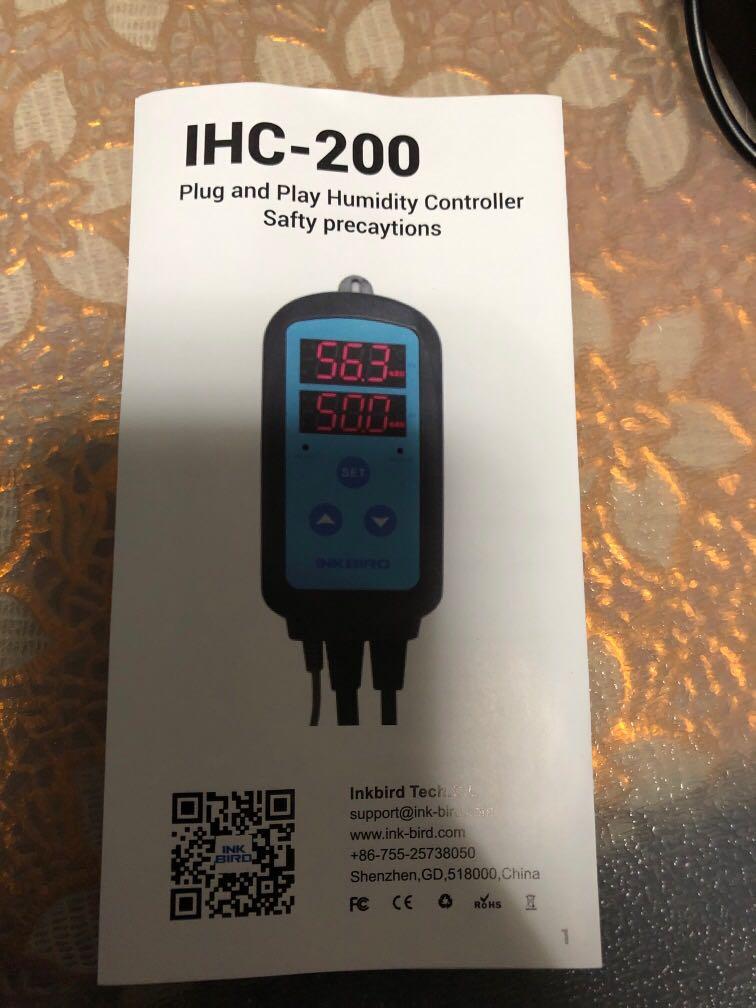 INKBIRD IHC200 Plug and Play Humidity Controller Safty Precaution