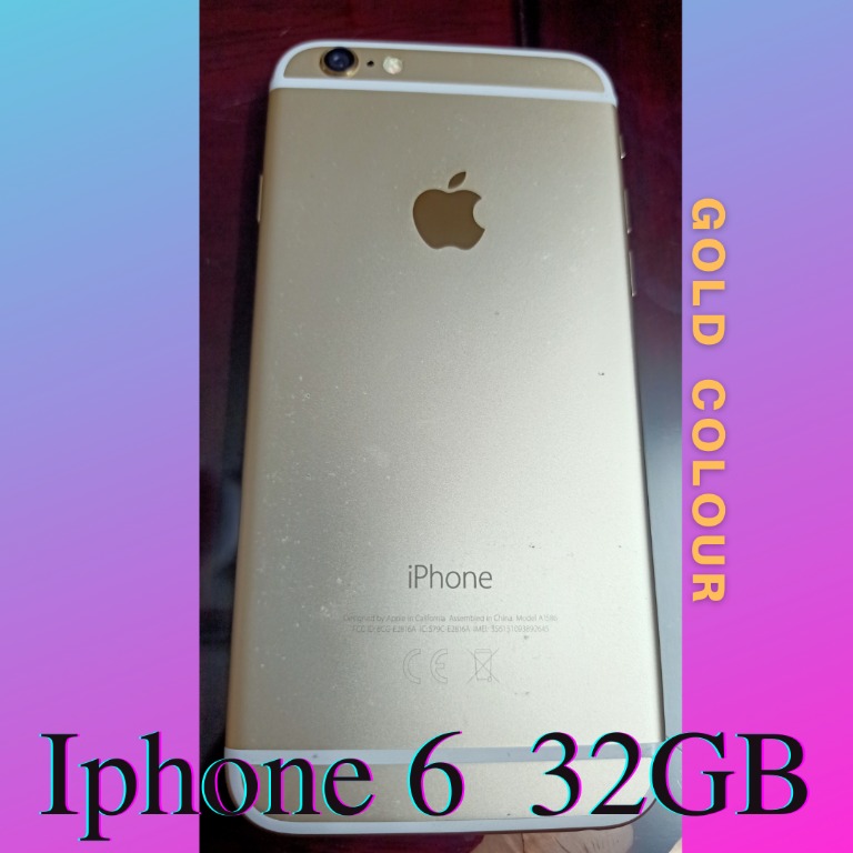 Iphone 6 32gb Gold Colour Second Hand Mobile Phones Gadgets Mobile Phones Iphone Iphone 6 Series On Carousell