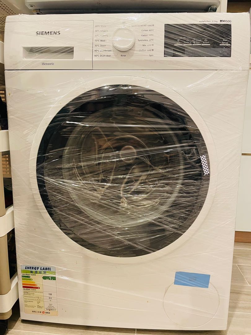 西門子iq500前置式洗衣機 6 5kg Siemens Washing Machine 家庭電器 洗衣機及乾衣機 Carousell