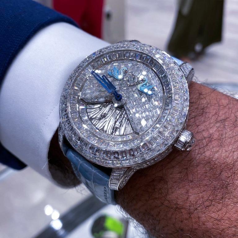 Jacob 捷克豹[NEW] Rasputin Tourbillon White Gold