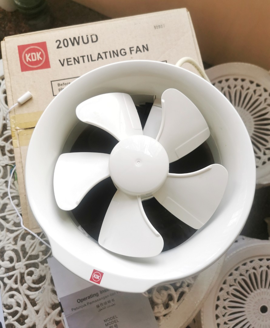 KDK WINDOW MOUNT bathroom VENTILATING ventilation FAN 20CM, 20WUD ...