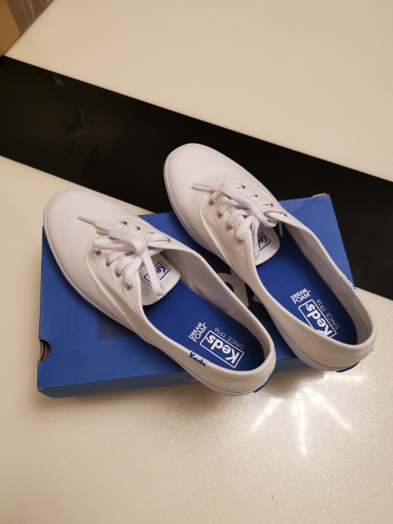 Keds champion core white top