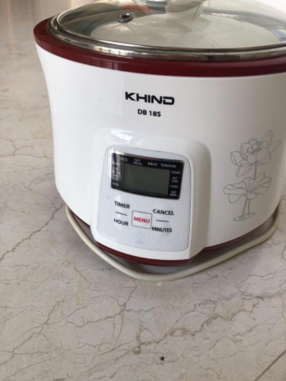 Khind DB18S Double Boiler, TV & Home Appliances, Kitchen Appliances