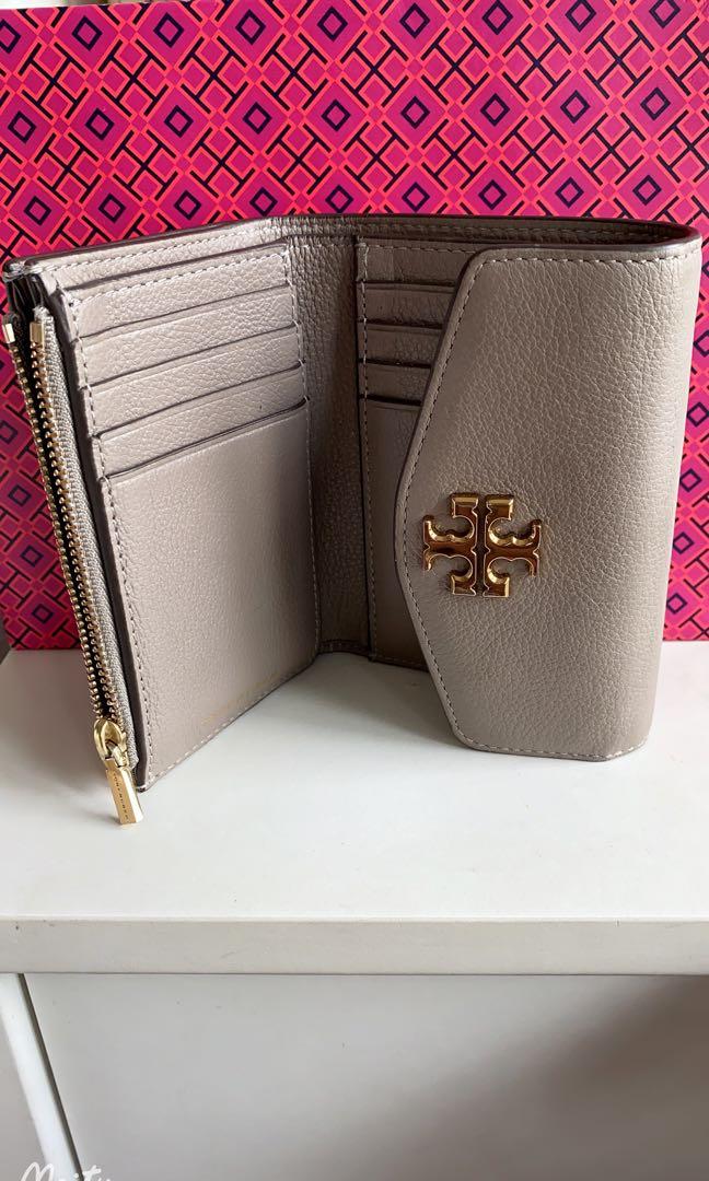Kira pebbled best sale medium flap wallet