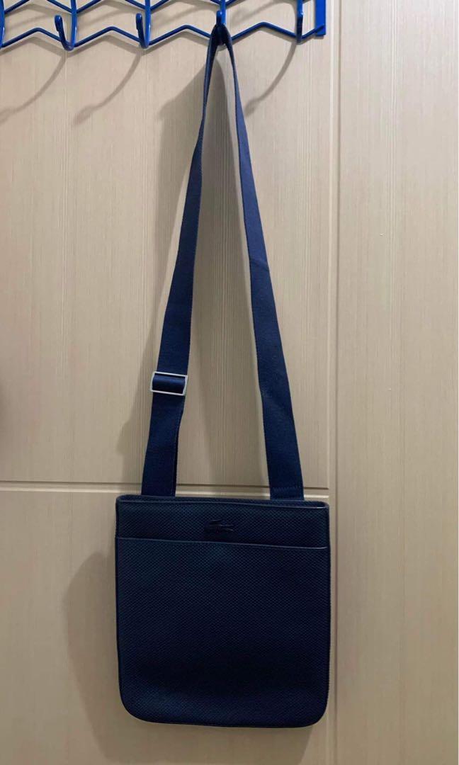 Men's chantaco matte new arrivals piqué leather flap bag