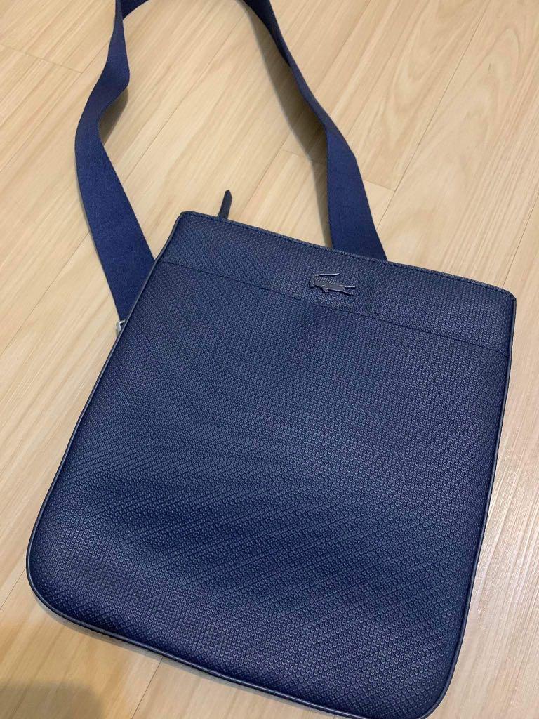 Men's chantaco matte best sale piqué leather flap bag