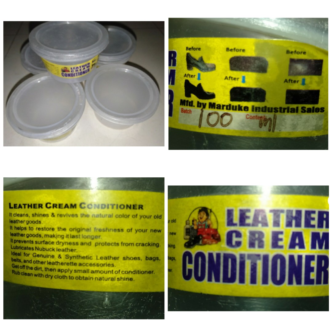 Leather Conditioner Cream 100mg, Furniture & Home Living, Cleaning
