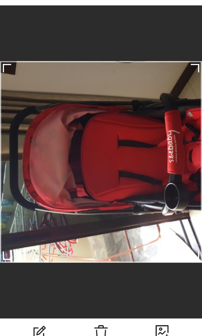 Lightly Used SeeBaby Stroller Korean Special Edition kids pram, Babies & Kids, Going Out