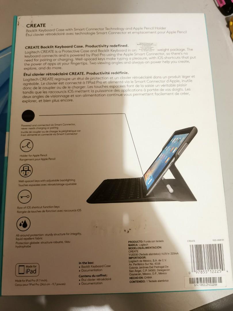 Logitech Wireless Keyboard iPad Pro 9.7, Mobile Phones & Gadgets, Mobile & Gadget Accessories
