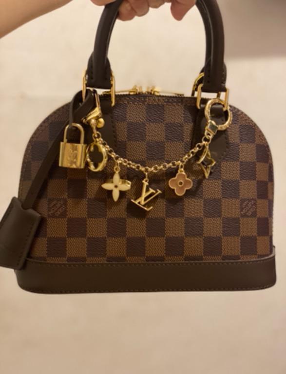 Louis Vuitton Alma Bb Monogram Beige Coated Canvas