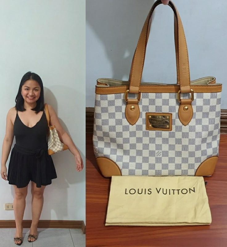 Louis Vuitton Hampstead PM Damier Ebene, Luxury, Bags & Wallets on Carousell