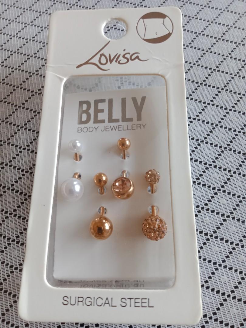 Lovisa Belly Piercing Women s Fashion Jewelry Organisers Body Jewelry on Carousell