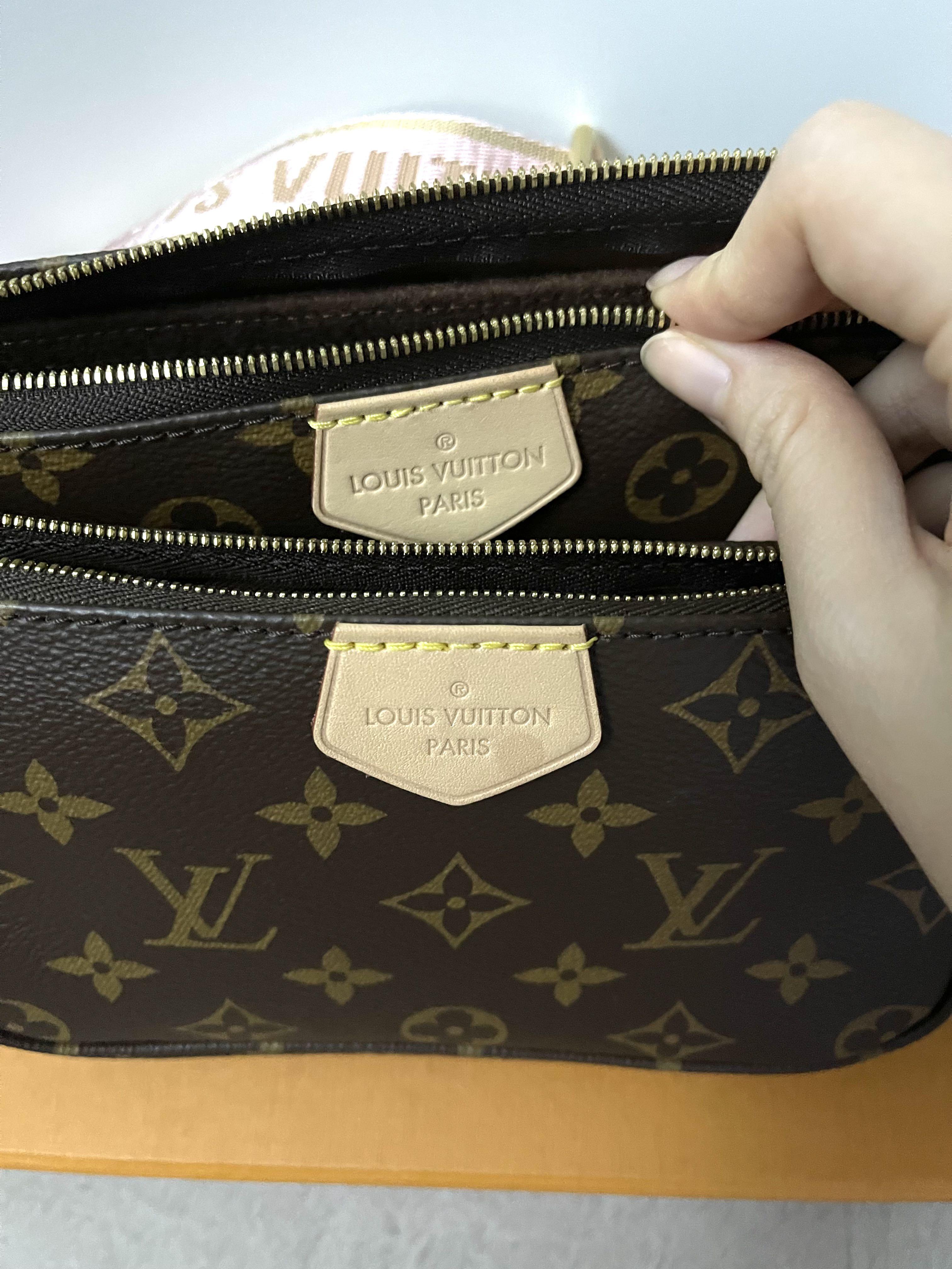 REAL VS FAKE LOUIS VUITTON MULTI POCHETTE 