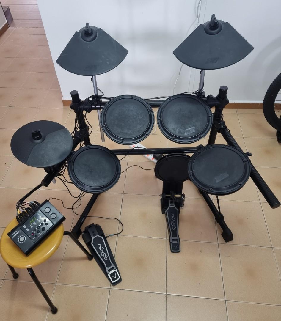 メデリ 電子ドラム DD502J イス スティック ドラムキー - 打楽器