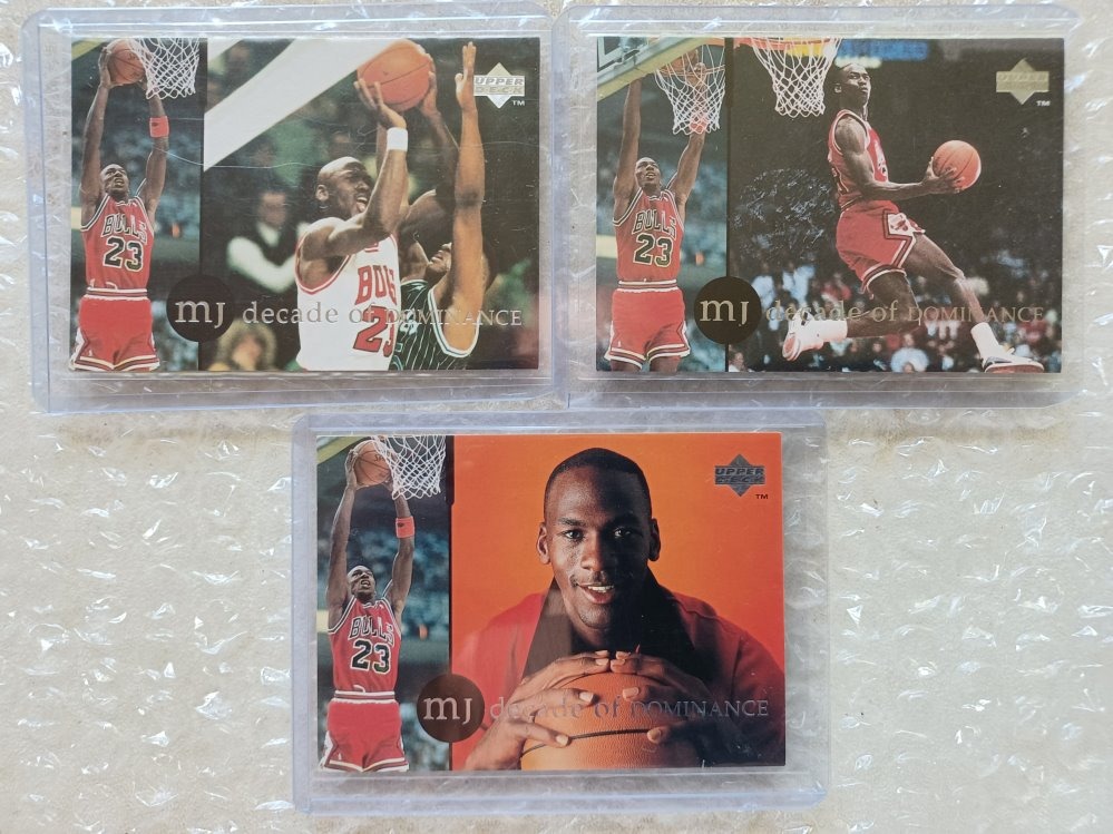 michael jordan decade of dominance basketball card