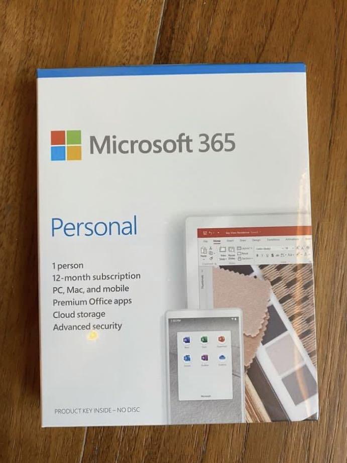 Microsoft Office 365 Personal - 1 Year Subscription, Computers & Tech ...