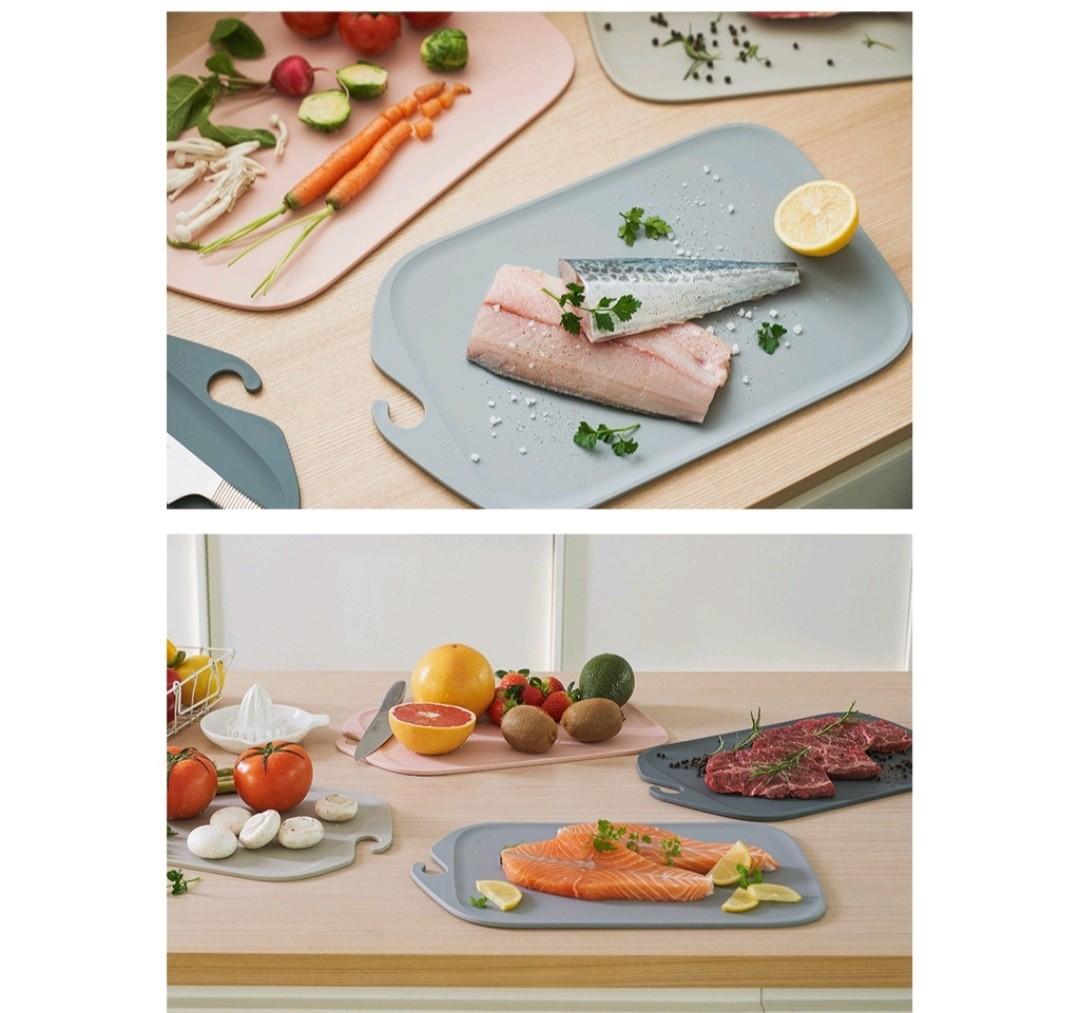 Nordic Design Korean Modori Cutting Board Set ( All 4 colors cutting board + Holder Rack