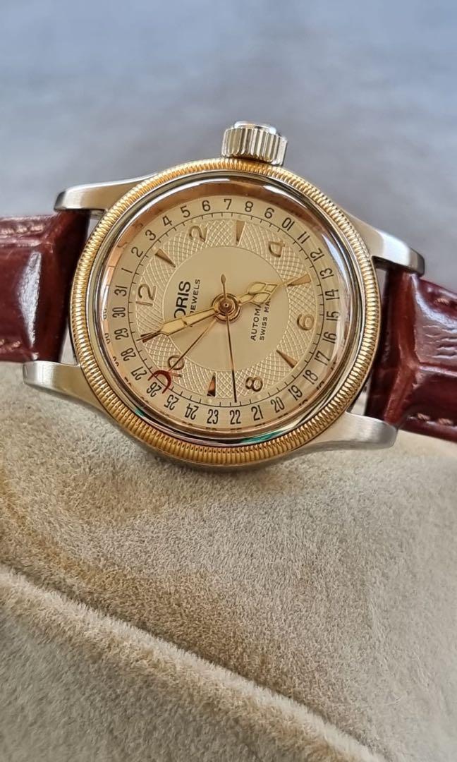 Oris big new arrivals crown rose gold