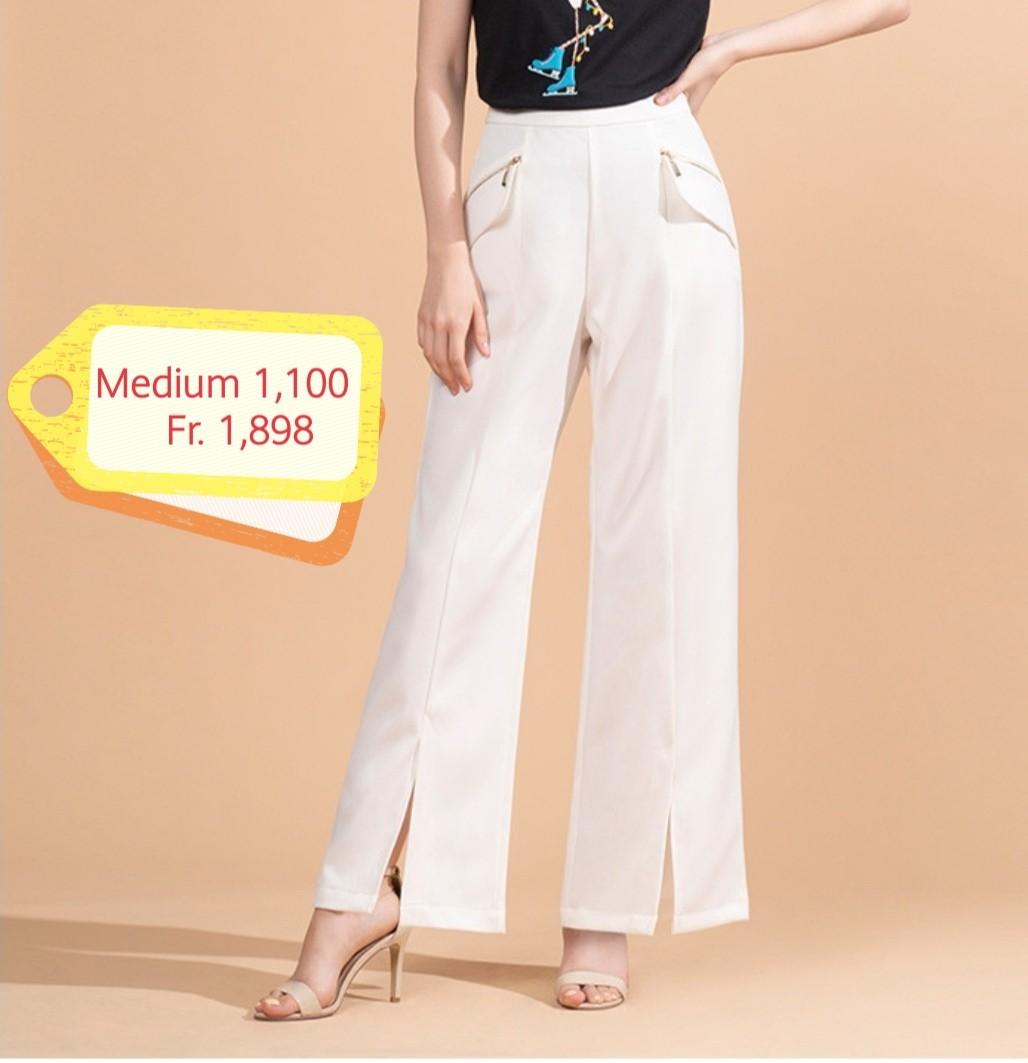 Plains and prints pants, Women's 
