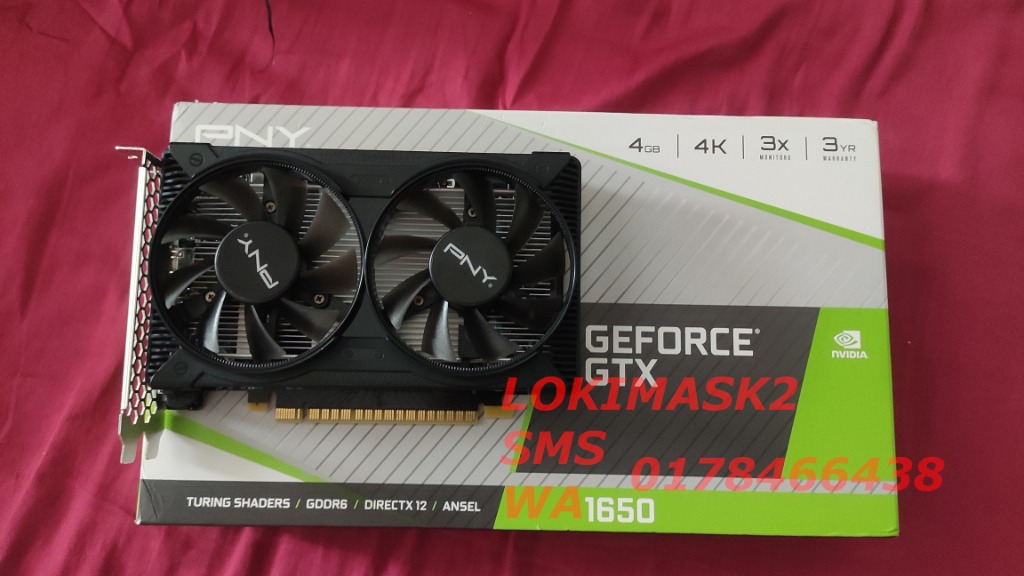 PNY GTX 1650 DDR6 Dual Fan