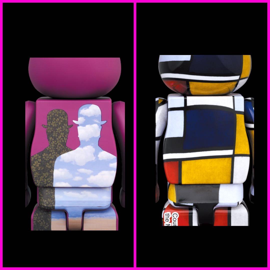 Rene Magritte Piet Mondrian 100% 400% 1000% Bearbrick Be@rbrick ...