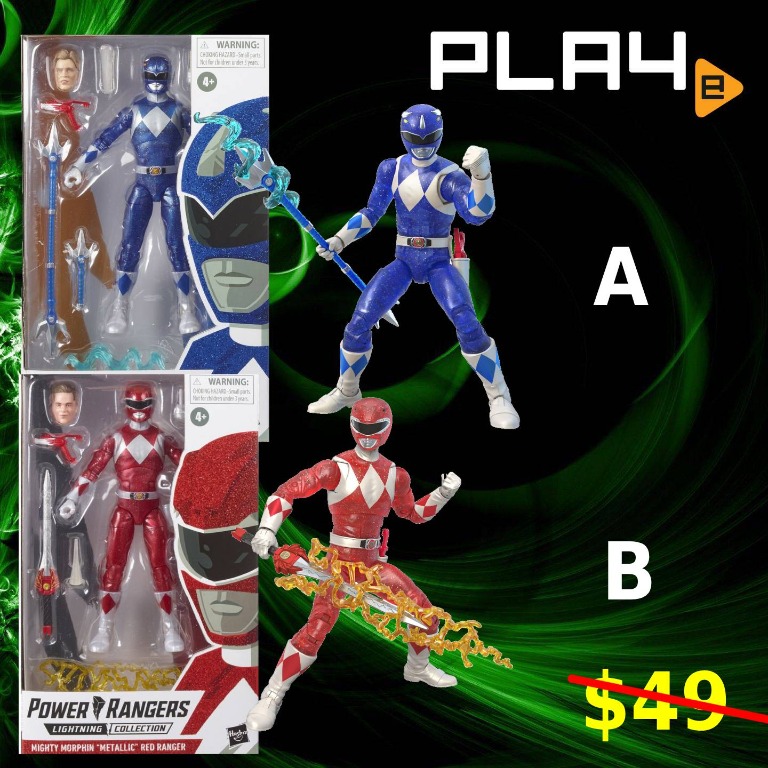 Power Rangers Lightning Metallic Brand New, Hobbies & Toys, Toys ...