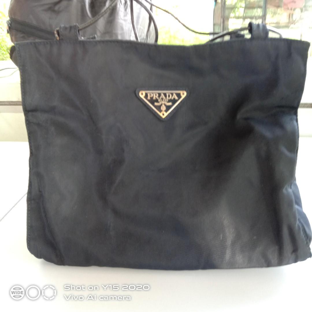 Beg tangan discount prada original