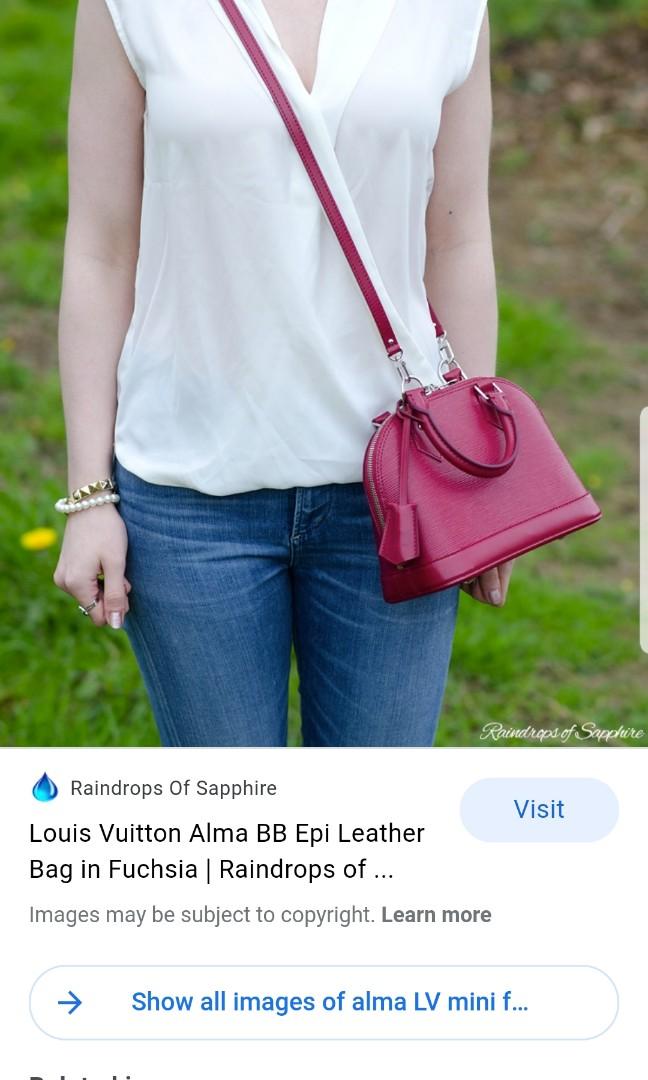 Authentic, Pre-Owned Louis Vuitton Alma PM - Epi Leather in Sapphire