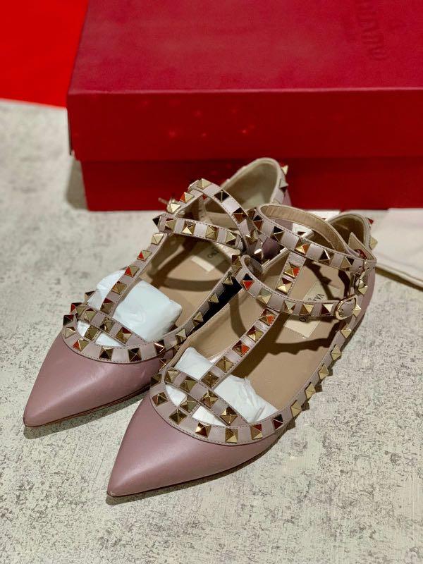 Preloved valentino hotsell rockstud shoes