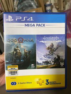 PS4 God of War + Horizon zero dawn complete edition