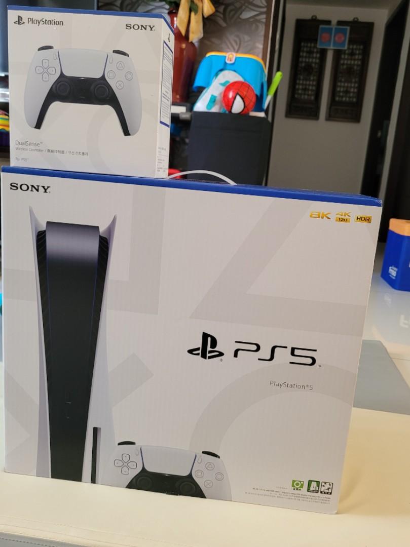 放！PS5！全新！未開封！1機+ 2手掣！, 電子遊戲, 電子遊戲機