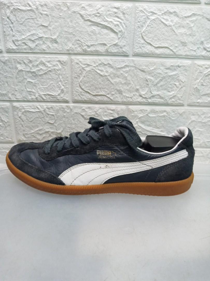 Puma super liga navy on sale
