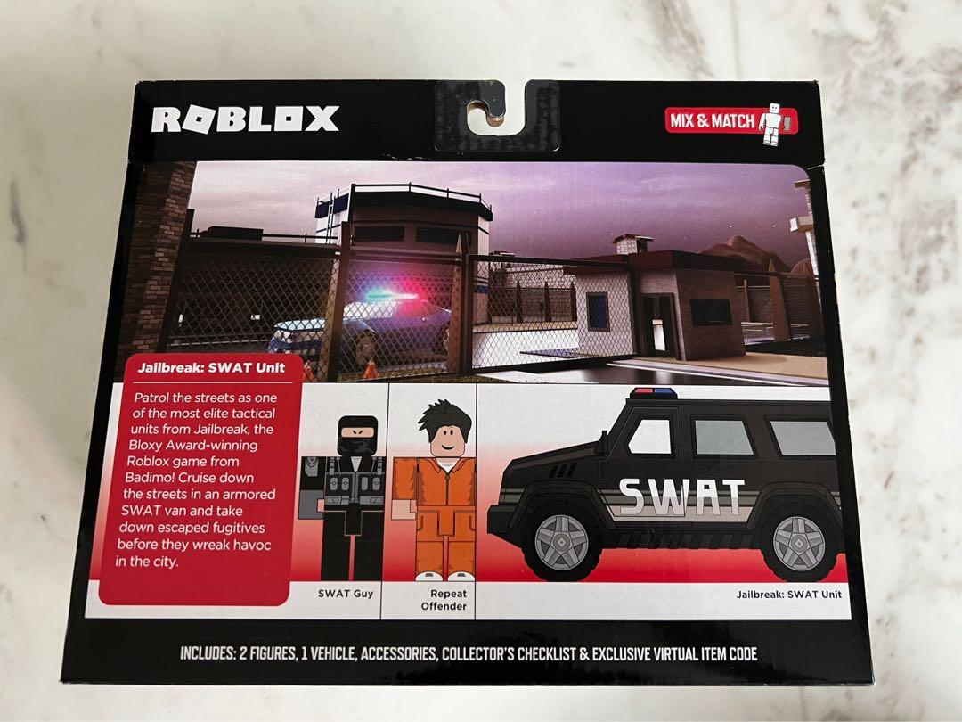 Roblox Jailbreak Swat Unit Hobbies Toys Toys Games on Carousell