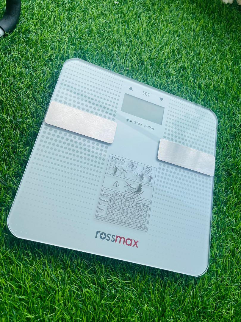 Rossmax body fat monitor wf260, Health & Nutrition, Health Monitors