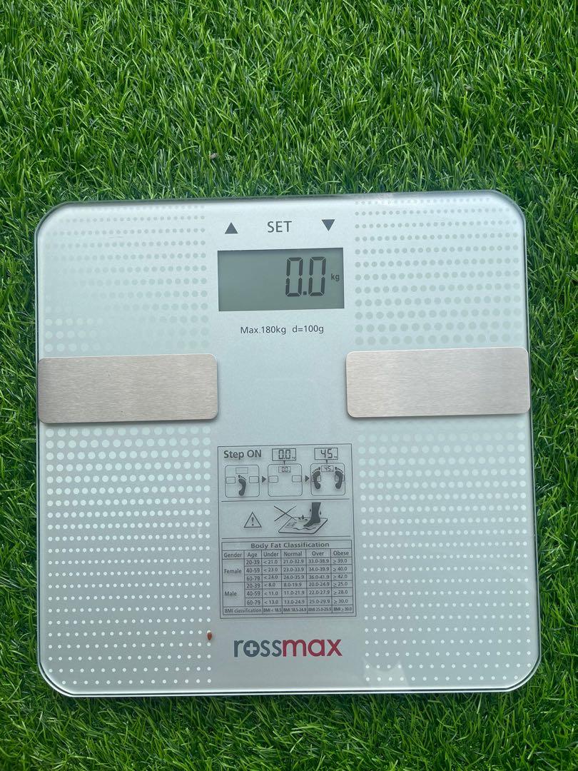 Rossmax body fat monitor wf260, Health & Nutrition, Health Monitors